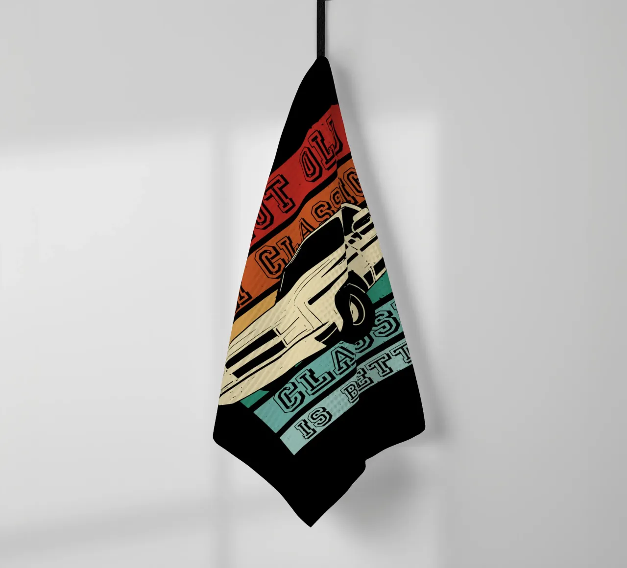 i'm not old - i'm Classic tea towel by Gunawan Rb