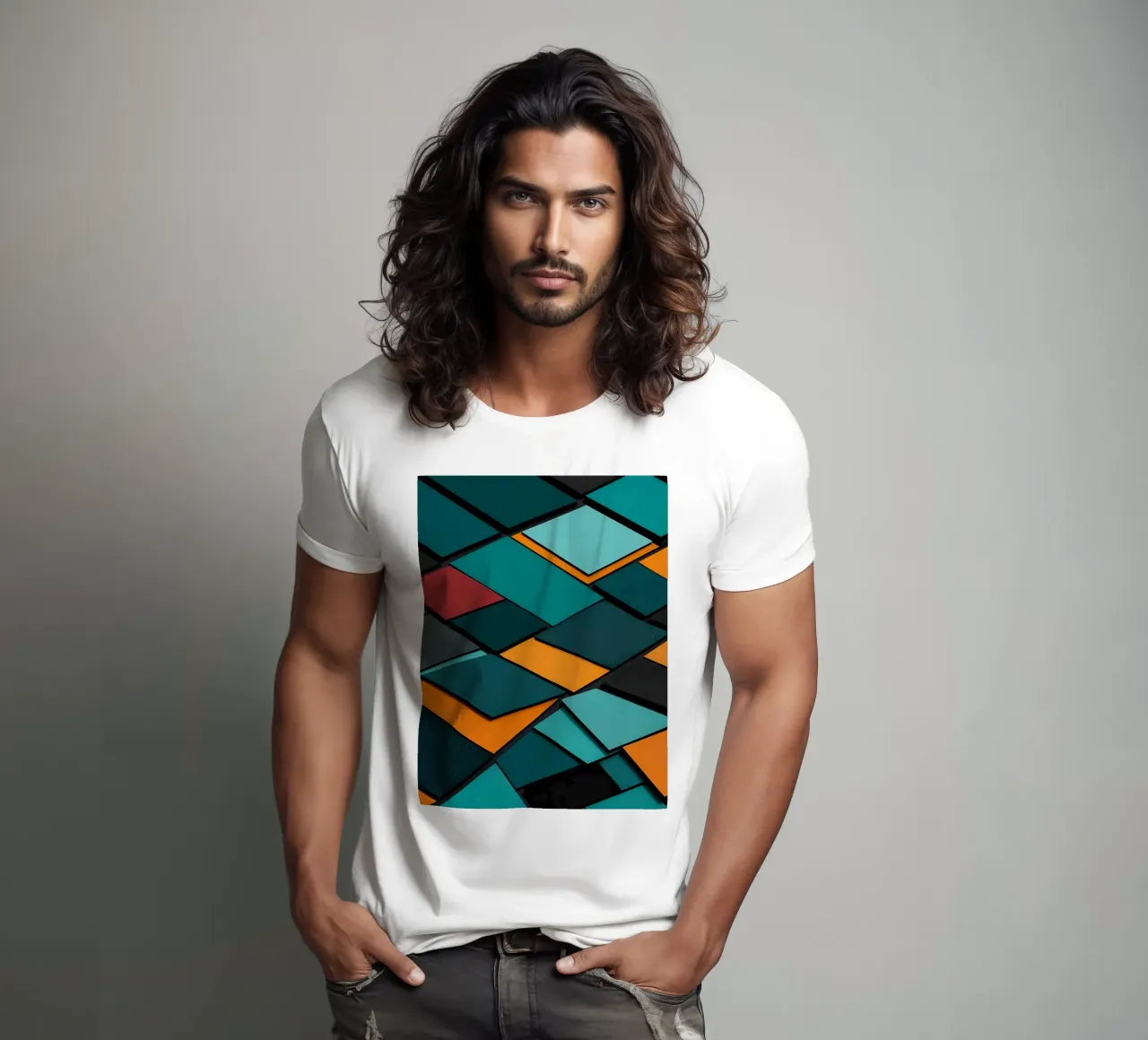 Abstrakt Schichten t-shirt by kosinsart.gallery