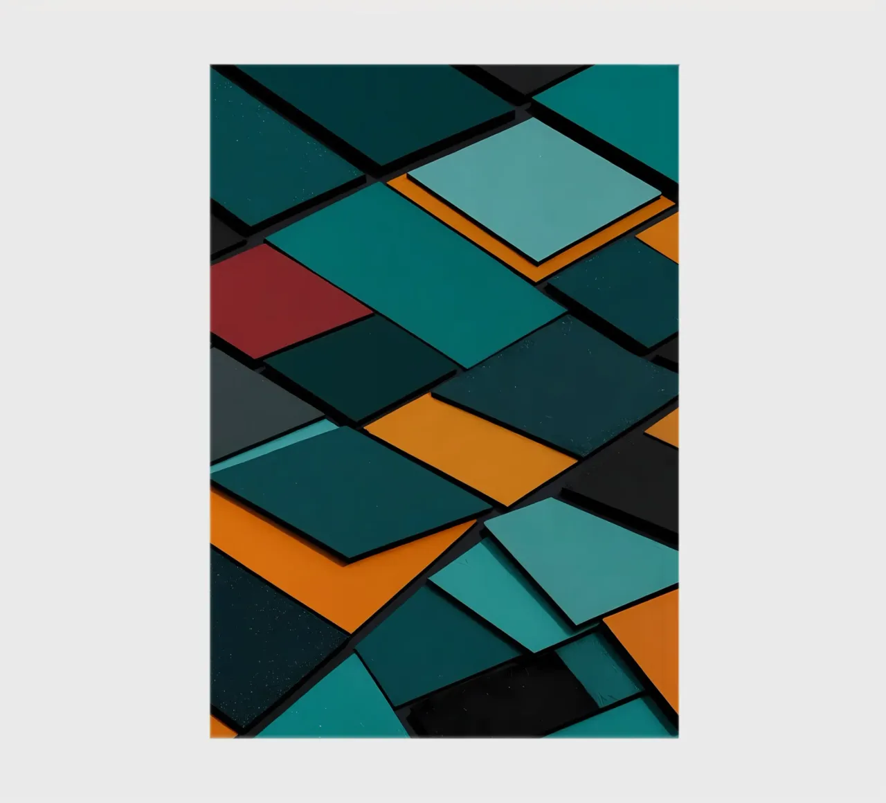 Abstrakt Schichten notebook by kosinsart.gallery