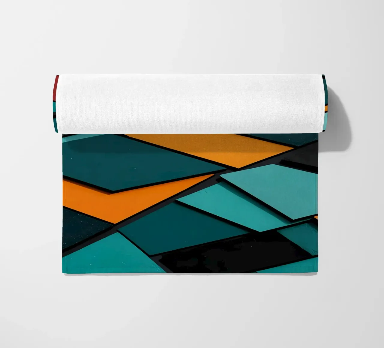 Abstrakt Schichten beach towel by kosinsart.gallery