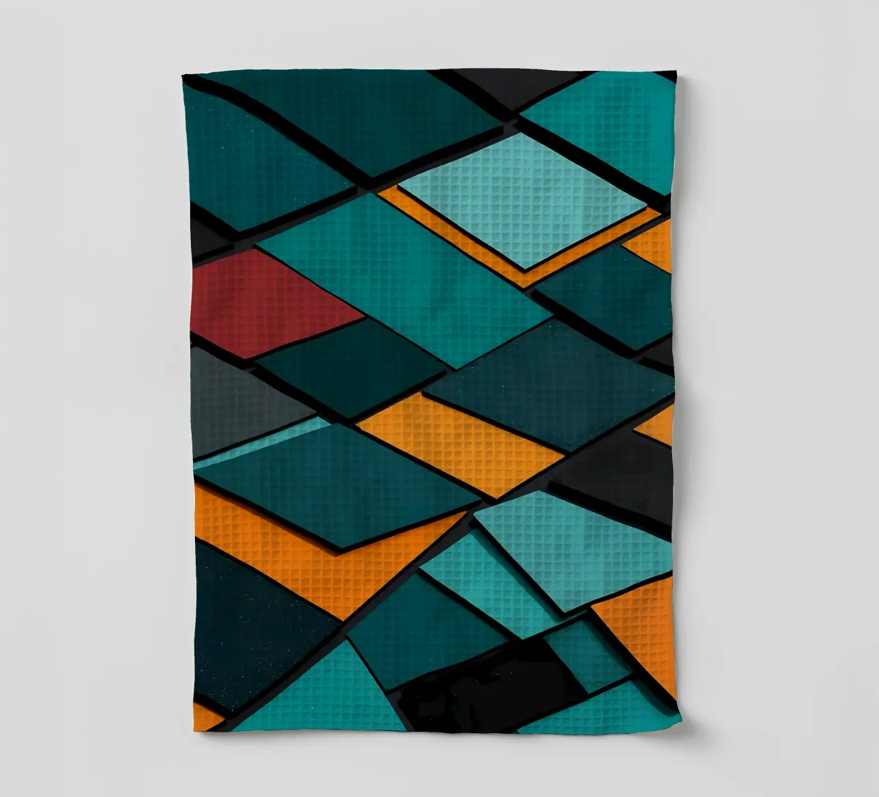 Abstrakt Schichten Geschirrtuch von kosinsart.gallery