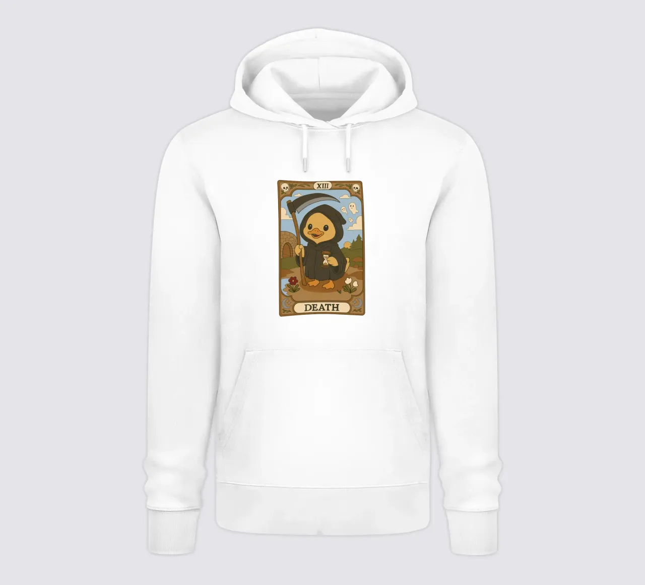 Tarocchi dell'anatra - Morte felpa con cappuccio da Loobs