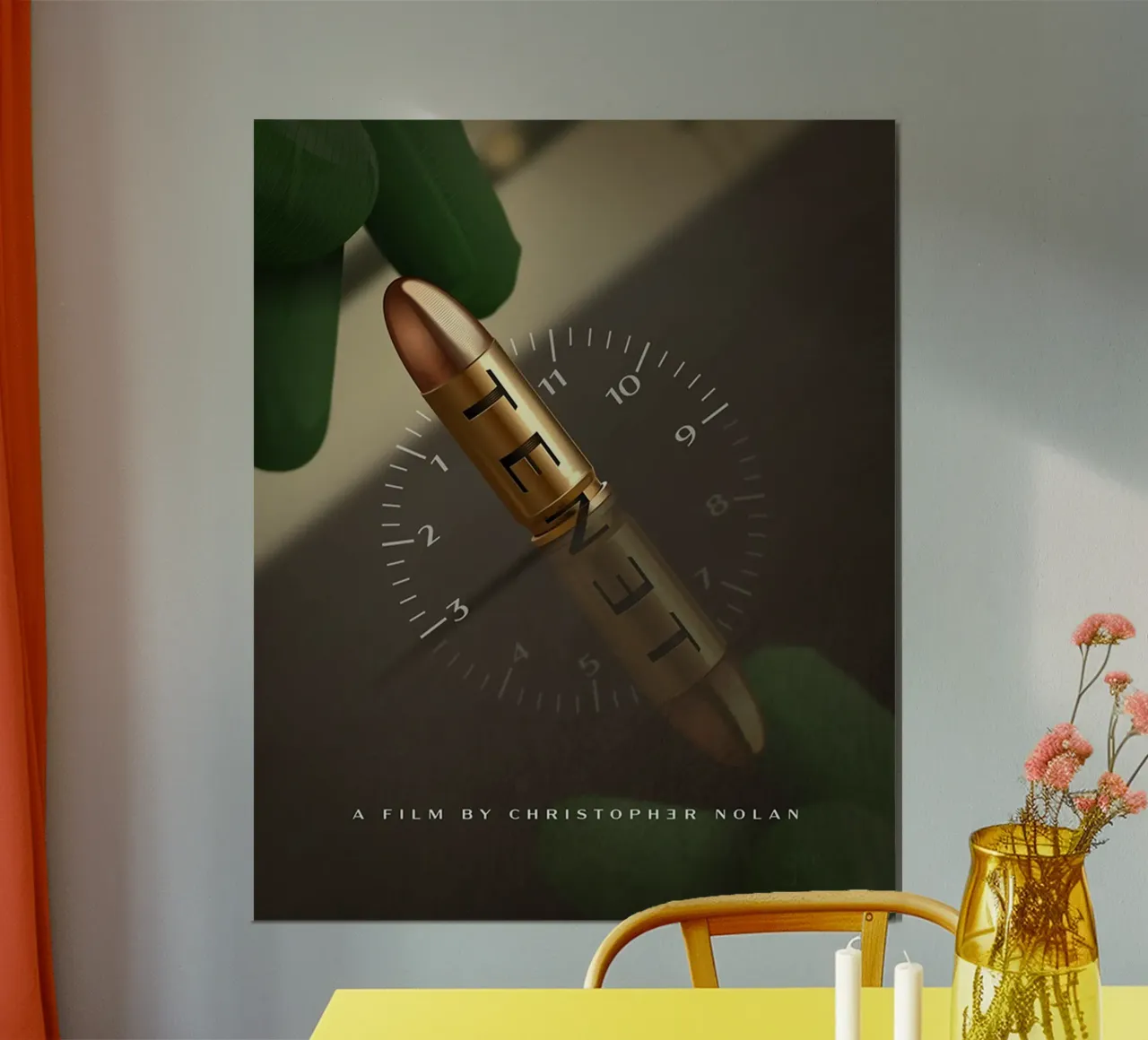 Proiettile Tenet poster con telaio in plastica da Junkie Movie 2