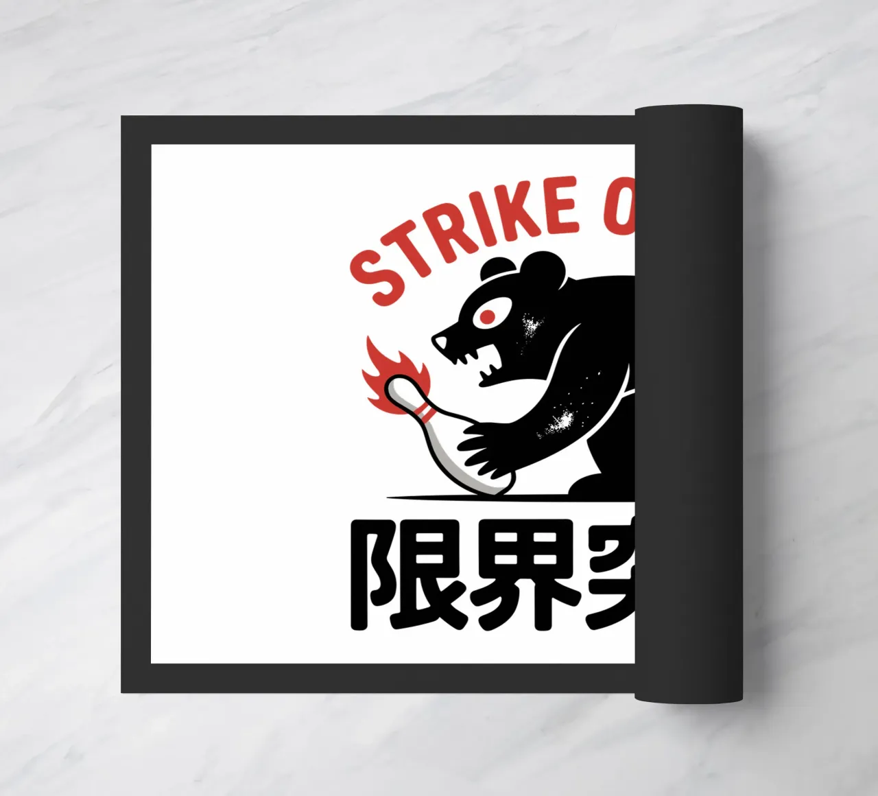 Orso da bowling giapponese - Limit Break Kanji Strike Art zerbino da GameDay Studio