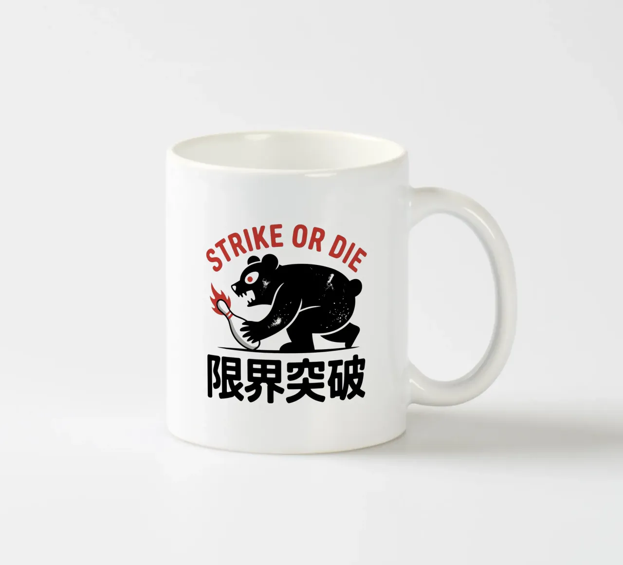 Orso da bowling giapponese - Limit Break Kanji Strike Art tazza in ceramica da GameDay Studio