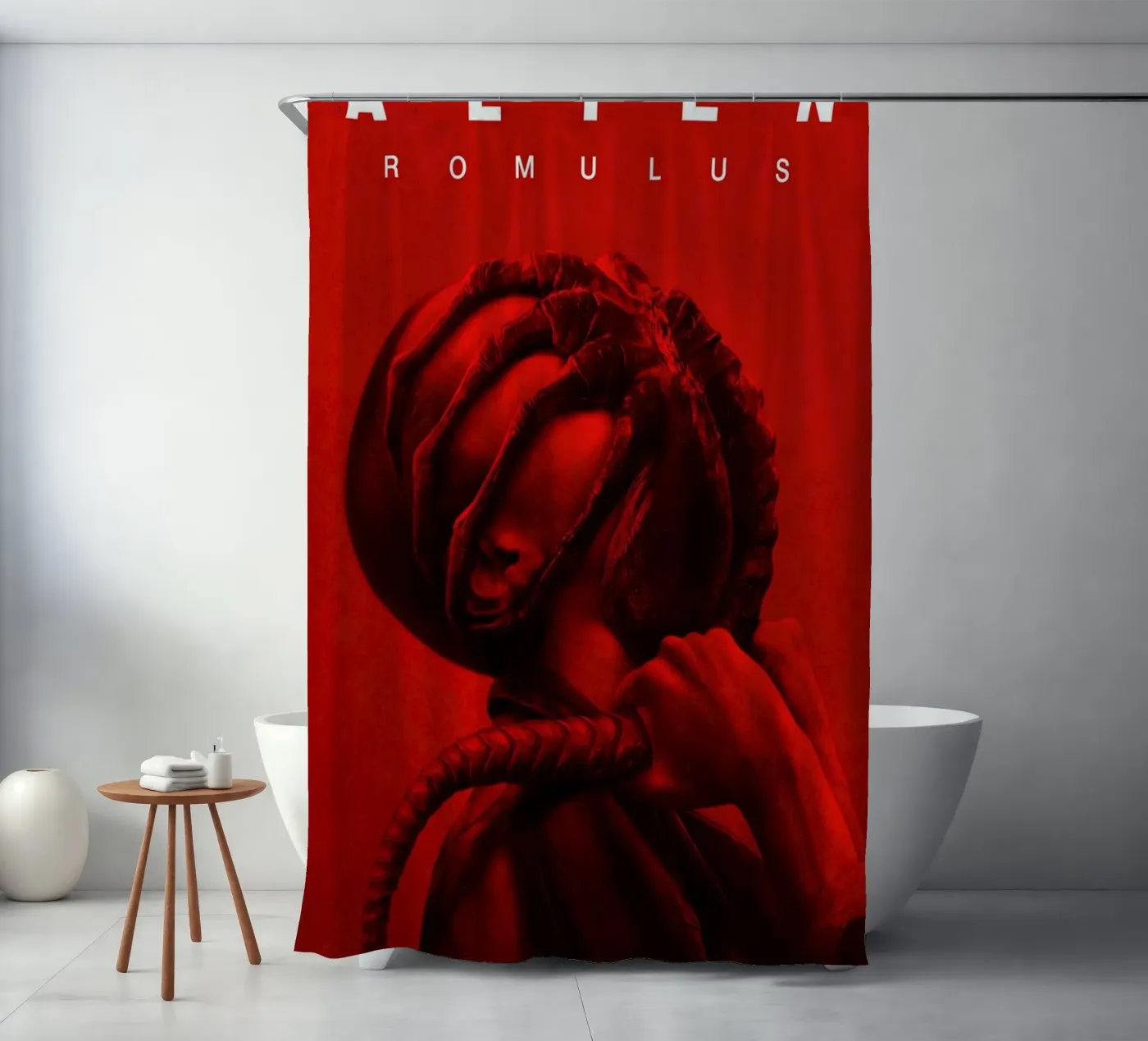 Alien Romulus Duschvorhang von Junkie Movie 2