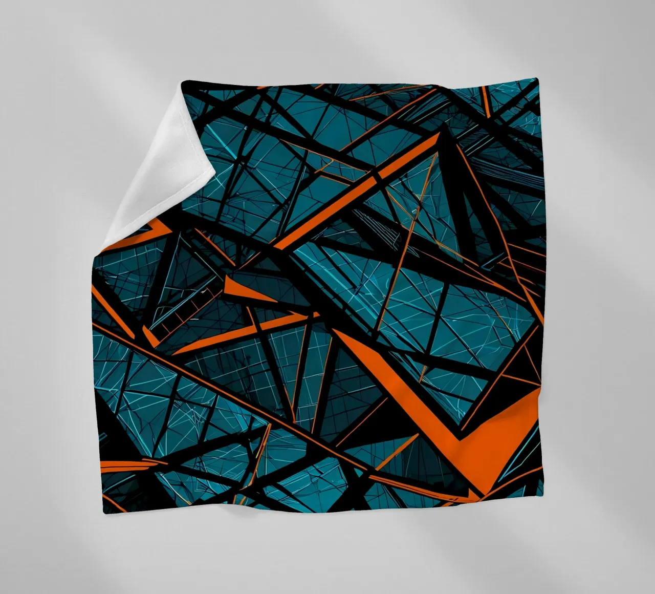 Abstrakt Stahlgeflecht fleece blanket by kosinsart.gallery