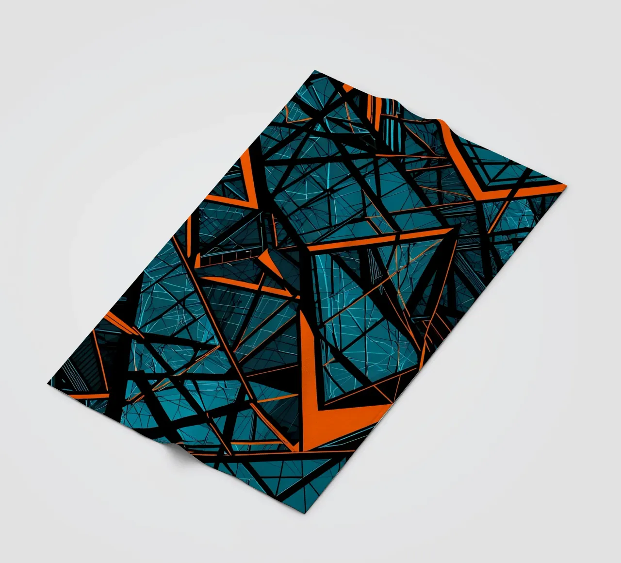 Abstrakt Stahlgeflecht fleece blanket by kosinsart.gallery