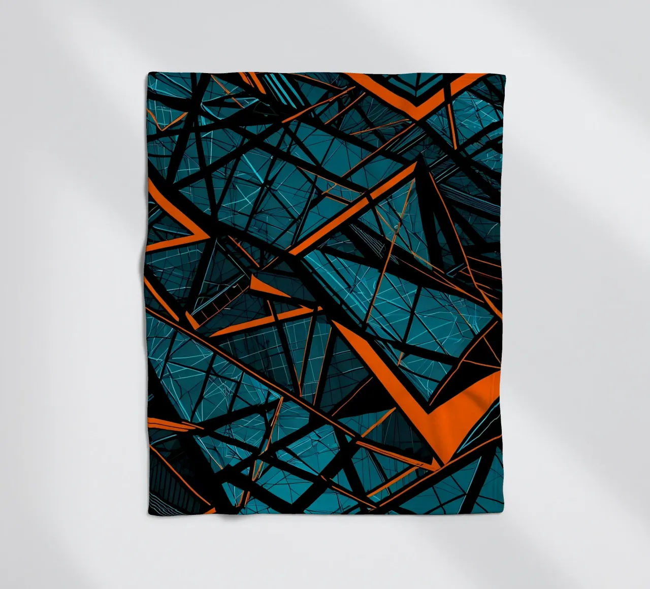 Abstrakt Stahlgeflecht fleece blanket by kosinsart.gallery
