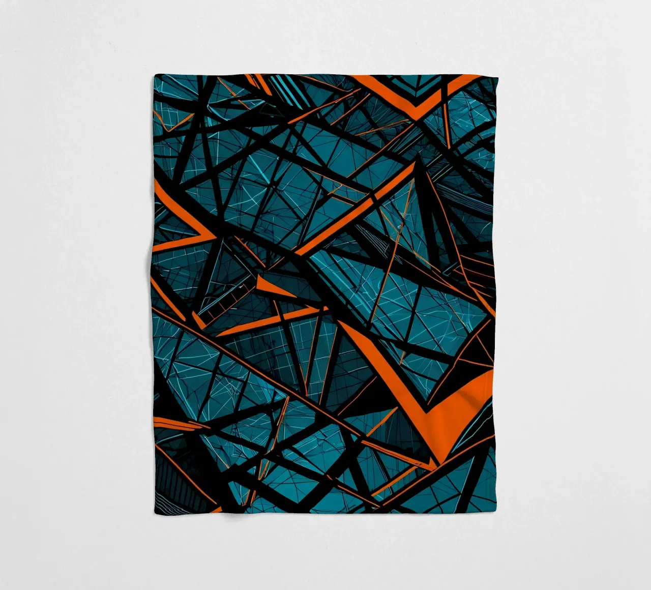 Abstrakt Stahlgeflecht fleece blanket by kosinsart.gallery