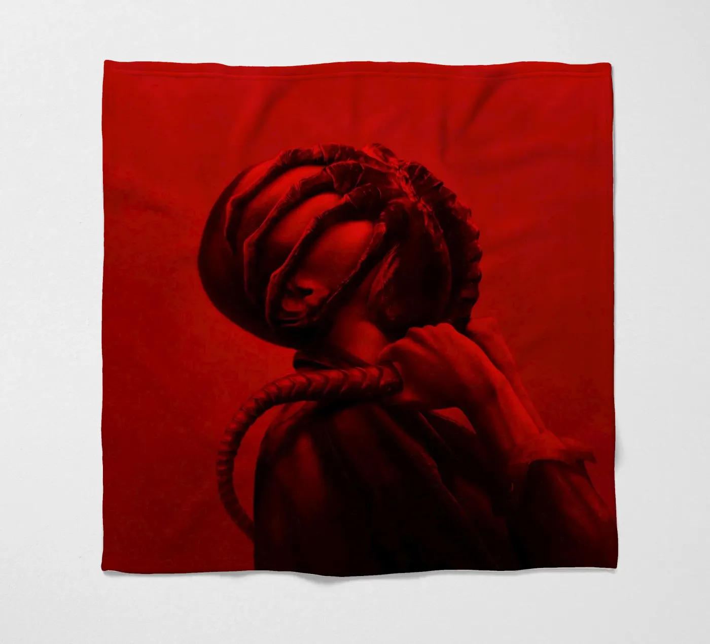 Alien Romulus Textless fleece blanket by Junkie Movie 2