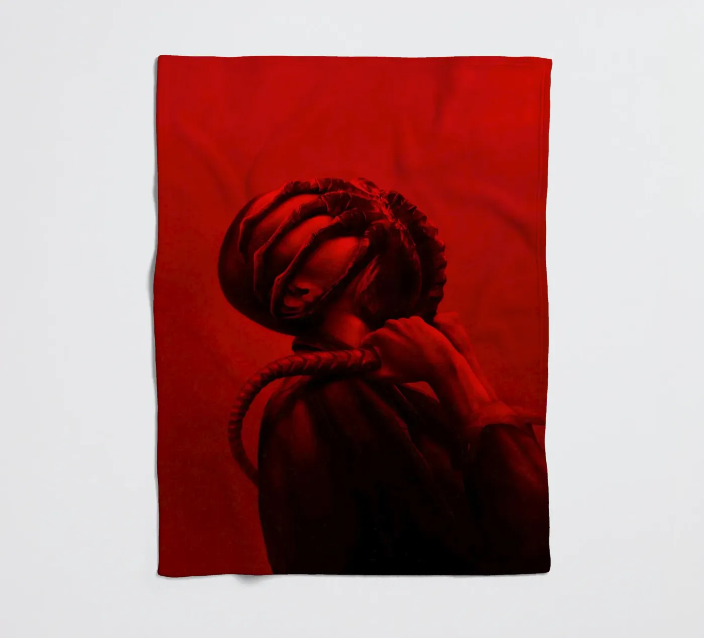 Alien Romulus Textless fleece blanket by Junkie Movie 2