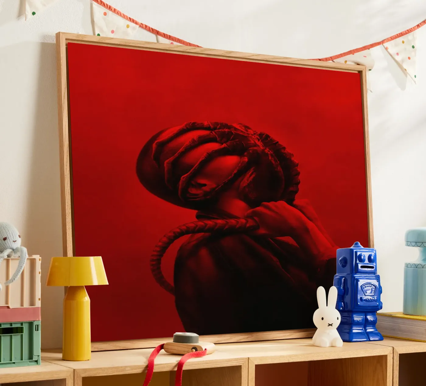 Buitenaards wezen Romulus Tekstloos acryl van Junkie Movie 2