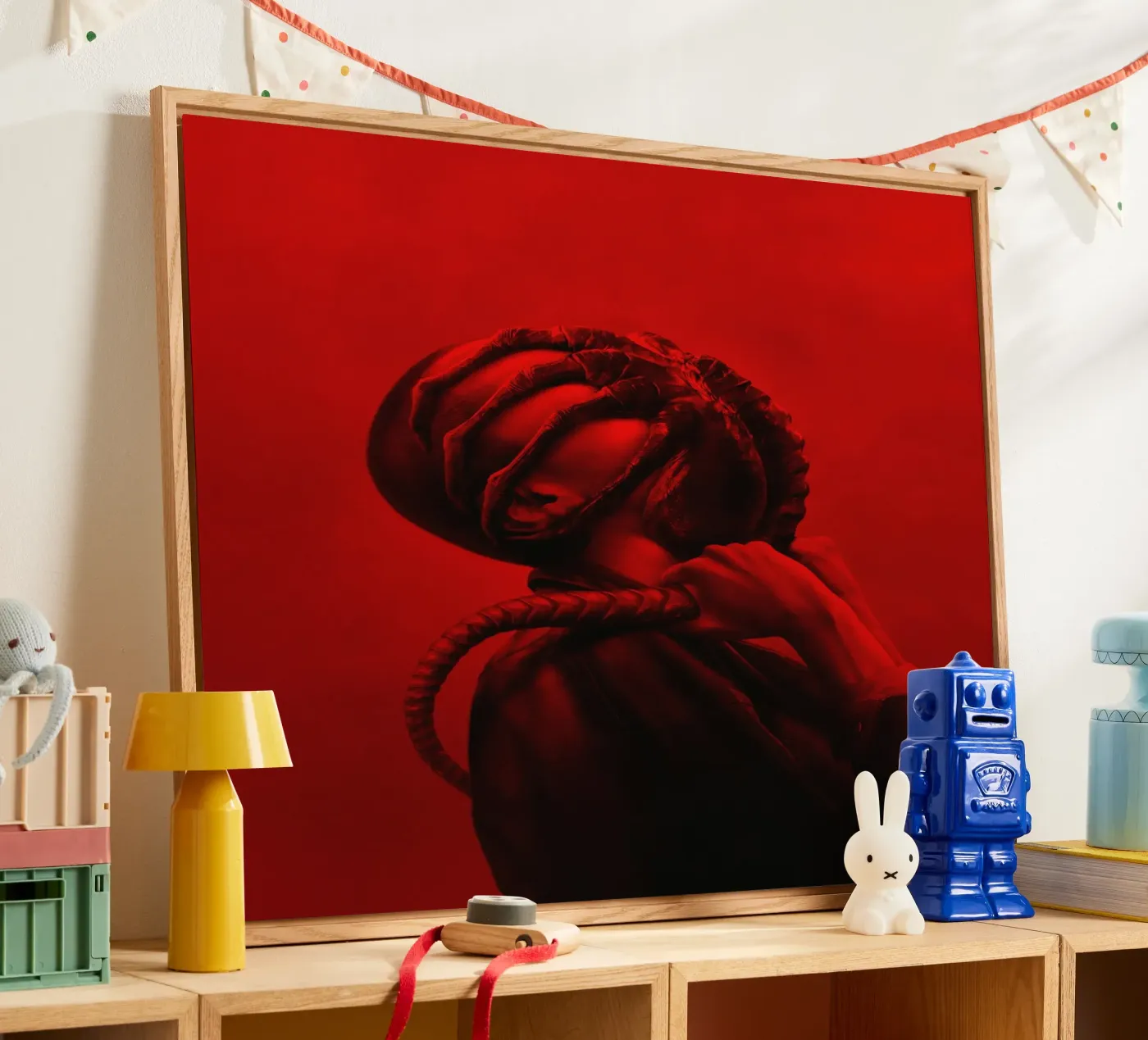 Buitenaards wezen Romulus Tekstloos acryl van Junkie Movie 2