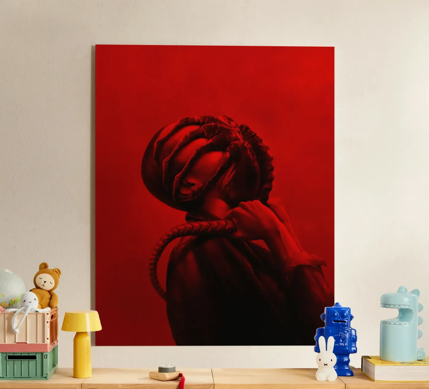 Buitenaards wezen Romulus Tekstloos acryl van Junkie Movie 2