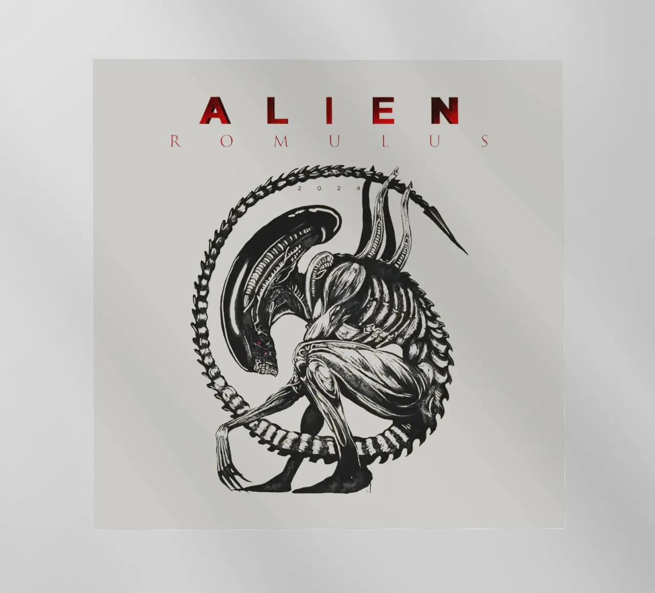 Alieno Romulus Xenomorfo pellicola backlit da Junkie Movie 2