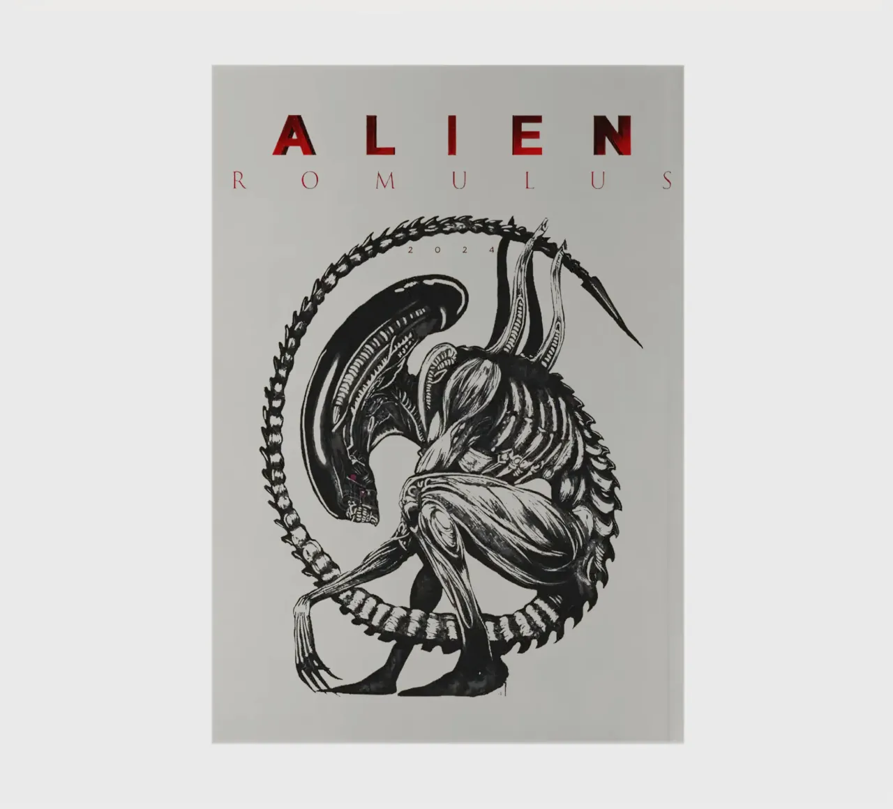 Alien Romulus Xenomorph notebook by Junkie Movie 2