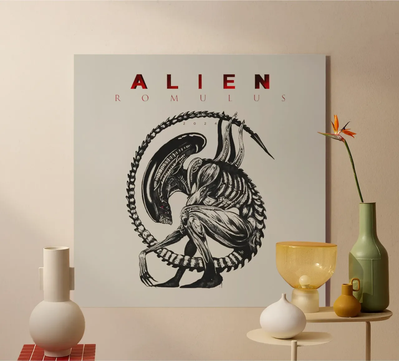 Alieno Romulus Xenomorfo plexiglass da Junkie Movie 2