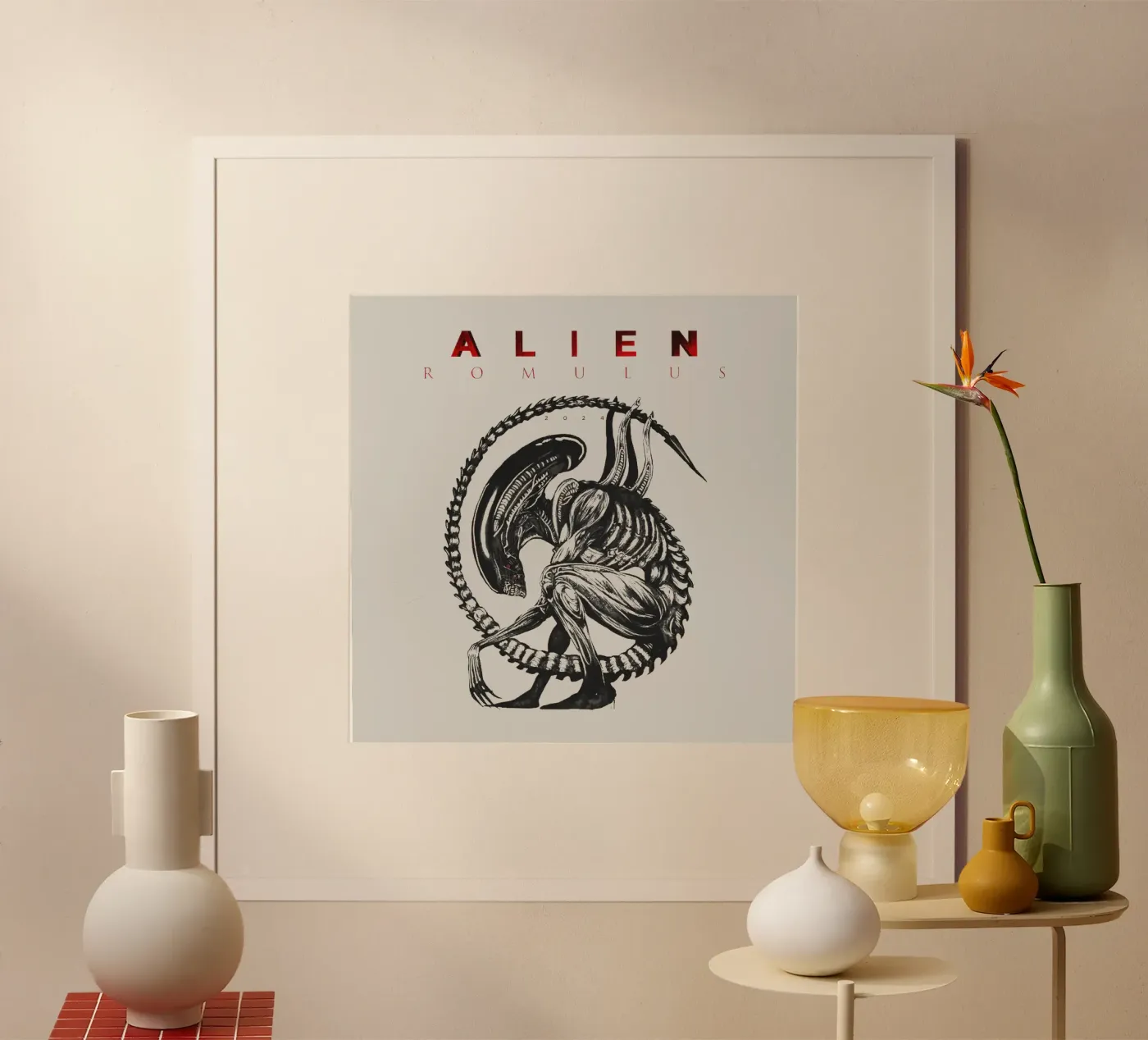 Alien Romulus Xenomorph Poster von Junkie Movie 2