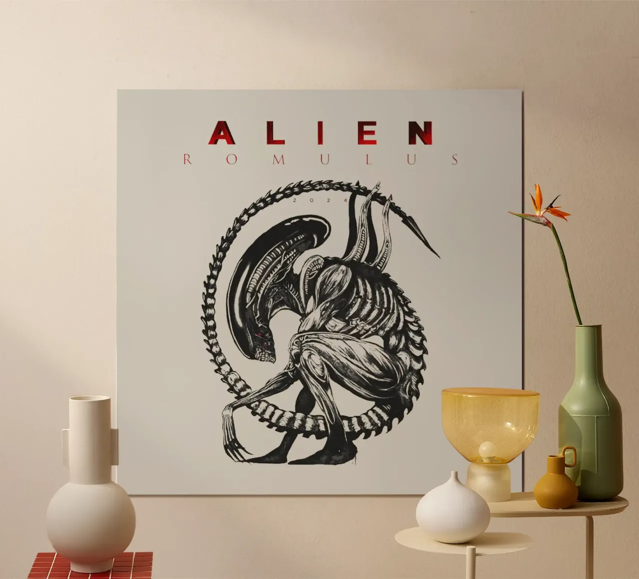 Alien Romulus Xénomorphe poster de Junkie Movie 2