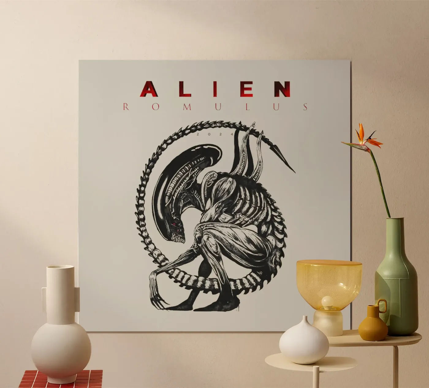 Alien Romulus Xenomorph Poster von Junkie Movie 2