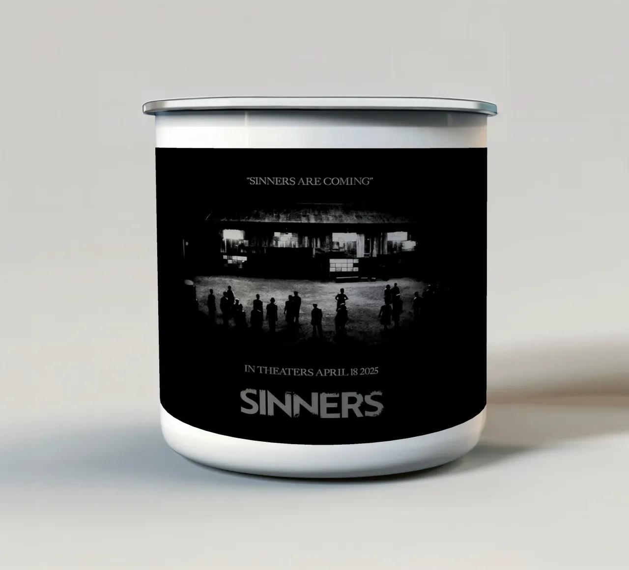 Arrivano i peccatori tazza in smalto da Junkie Movie 2