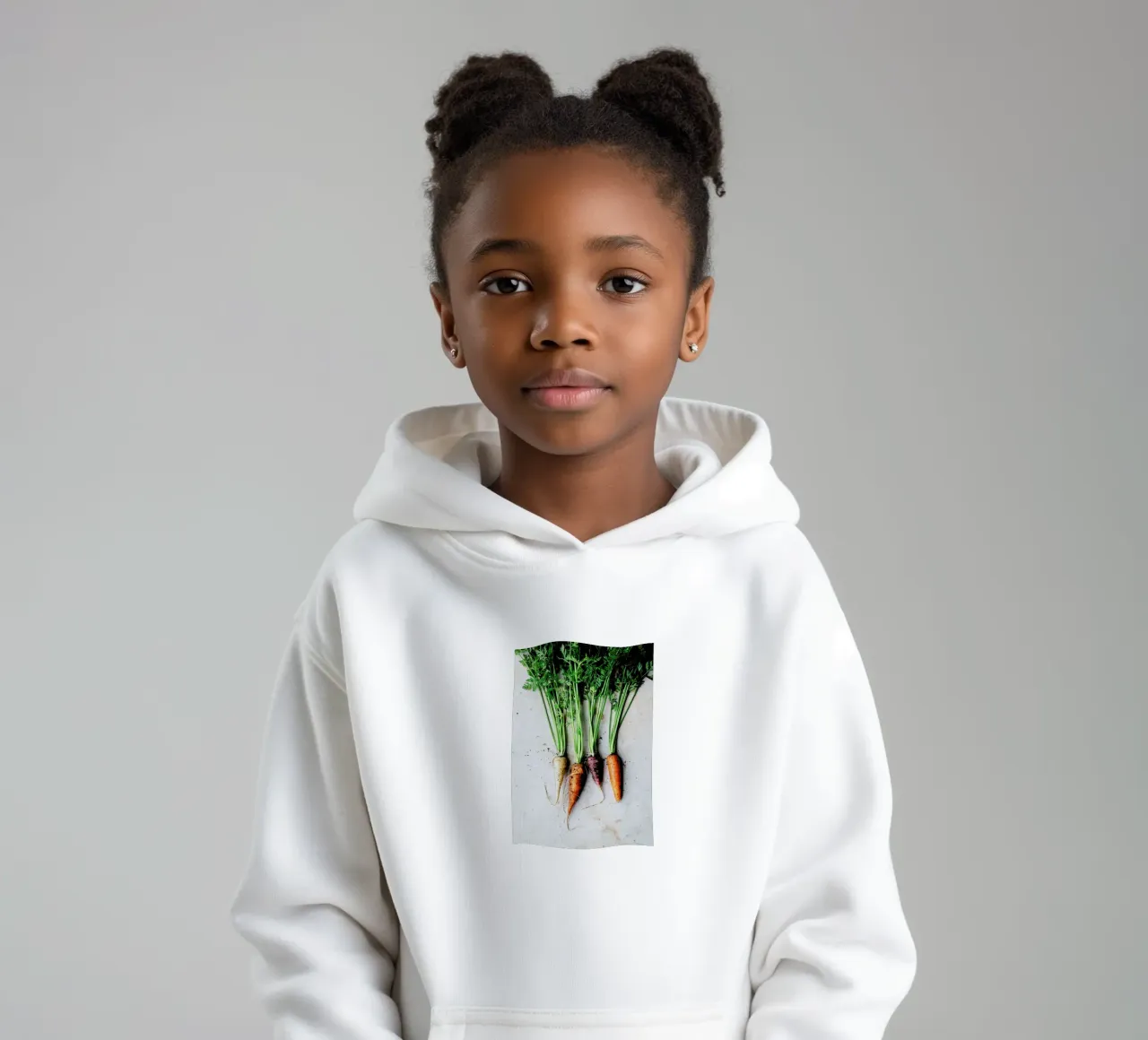 Karotten Frisch Geerntet kids hoodie by Eat this