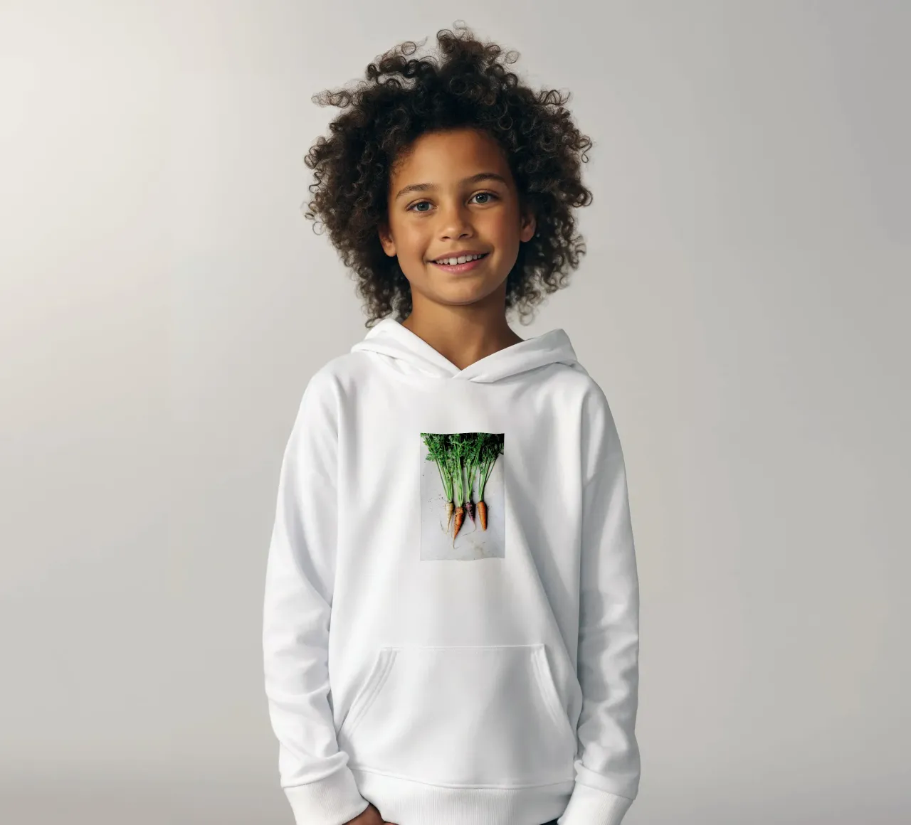 Karotten Frisch Geerntet kids hoodie by Eat this
