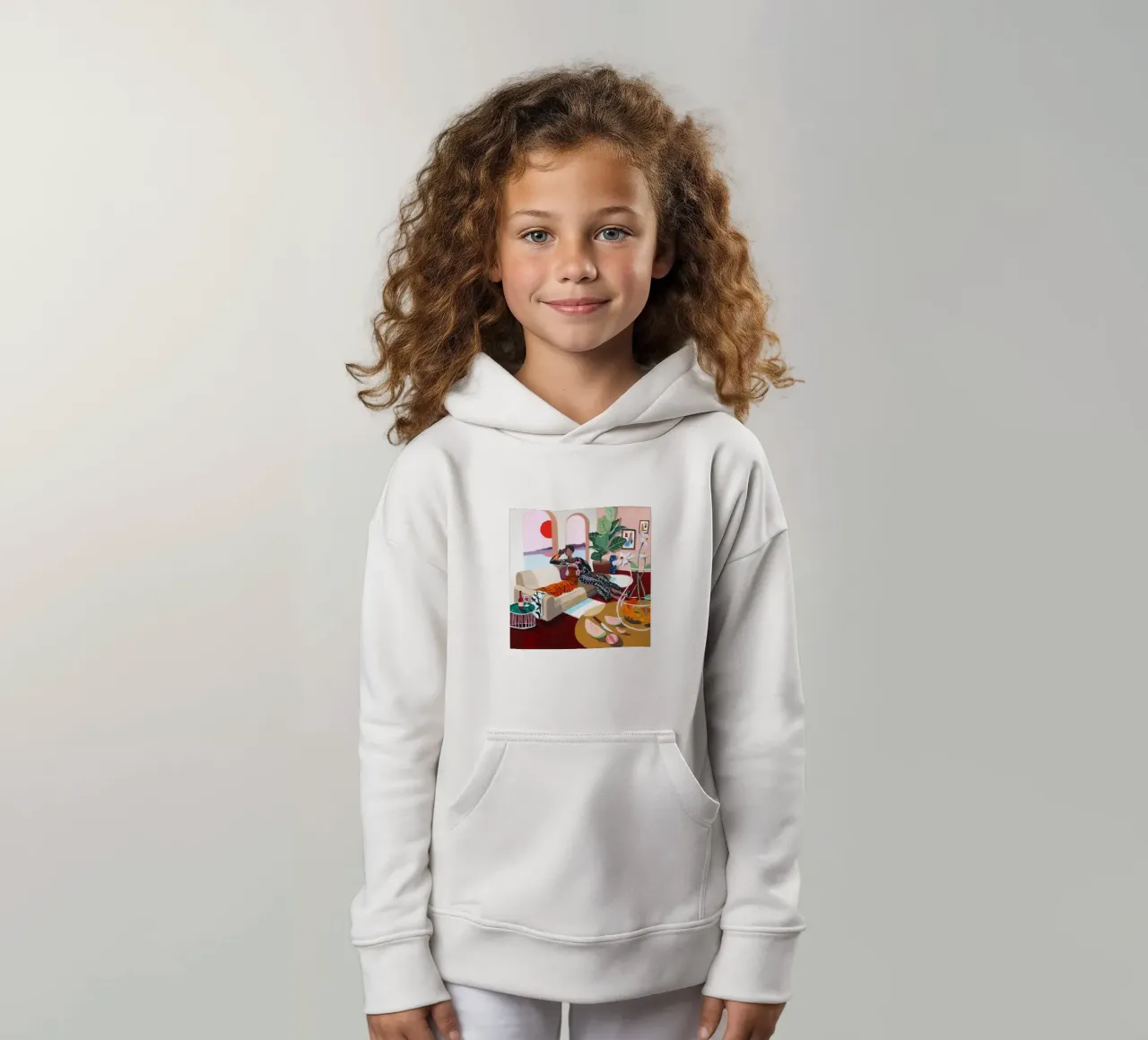 Tiger Queen kinder hoodie van Arty Guava