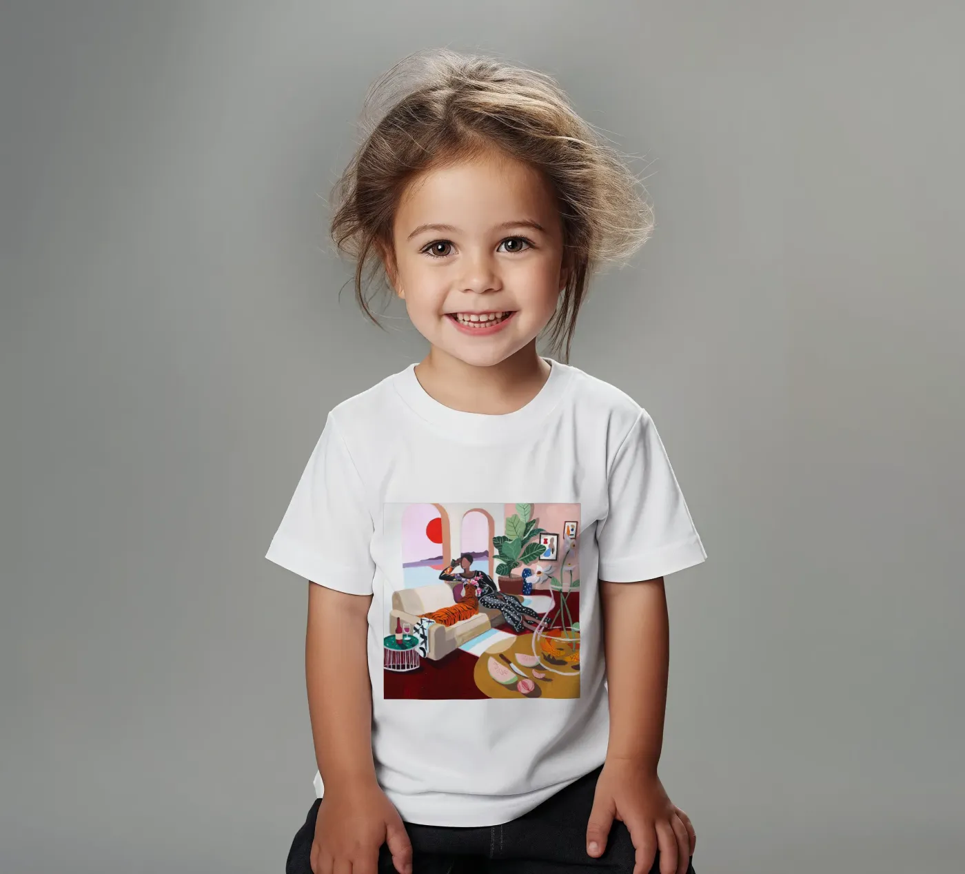 Tiger Queen t-shirt bambini da Arty Guava