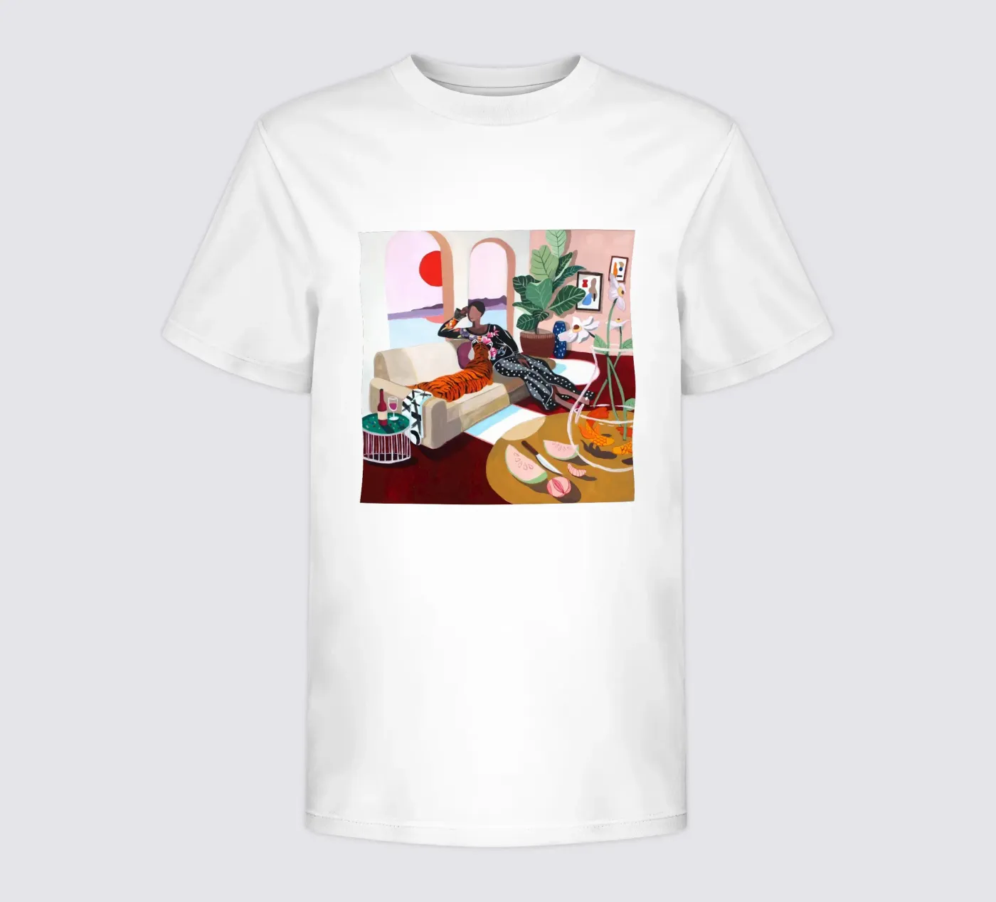 Tiger Queen t-shirt bambini da Arty Guava