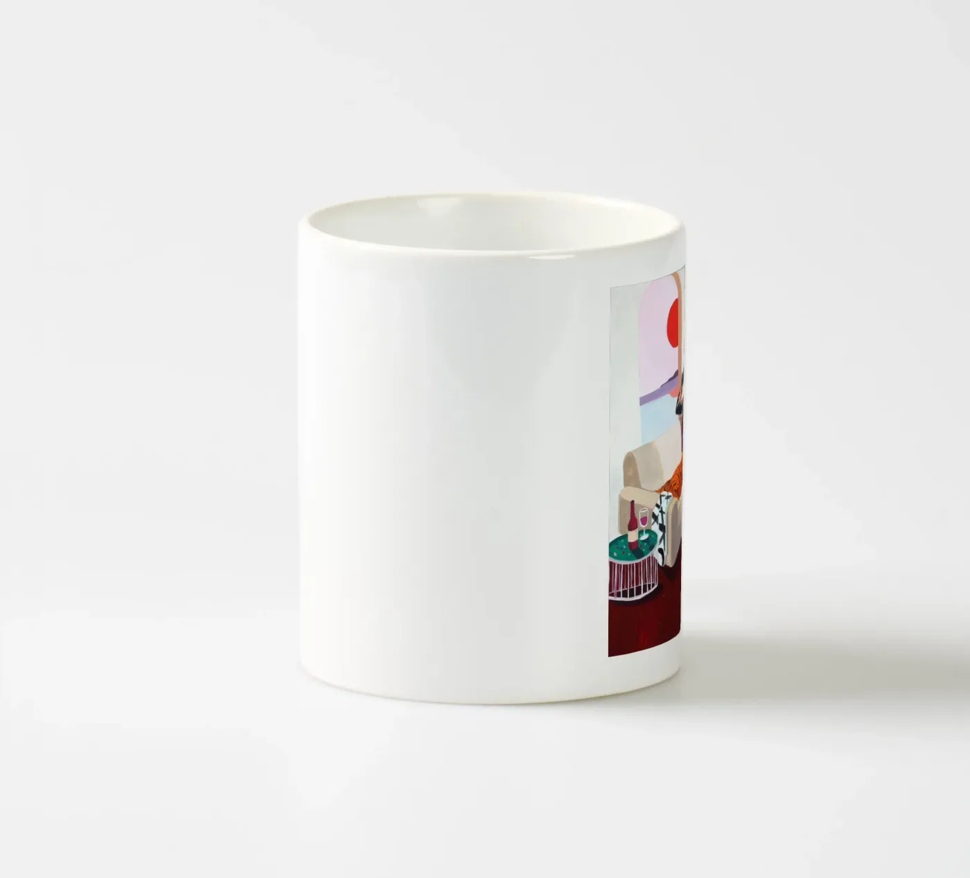 Tiger Queen ceramic mug by Arty Guava