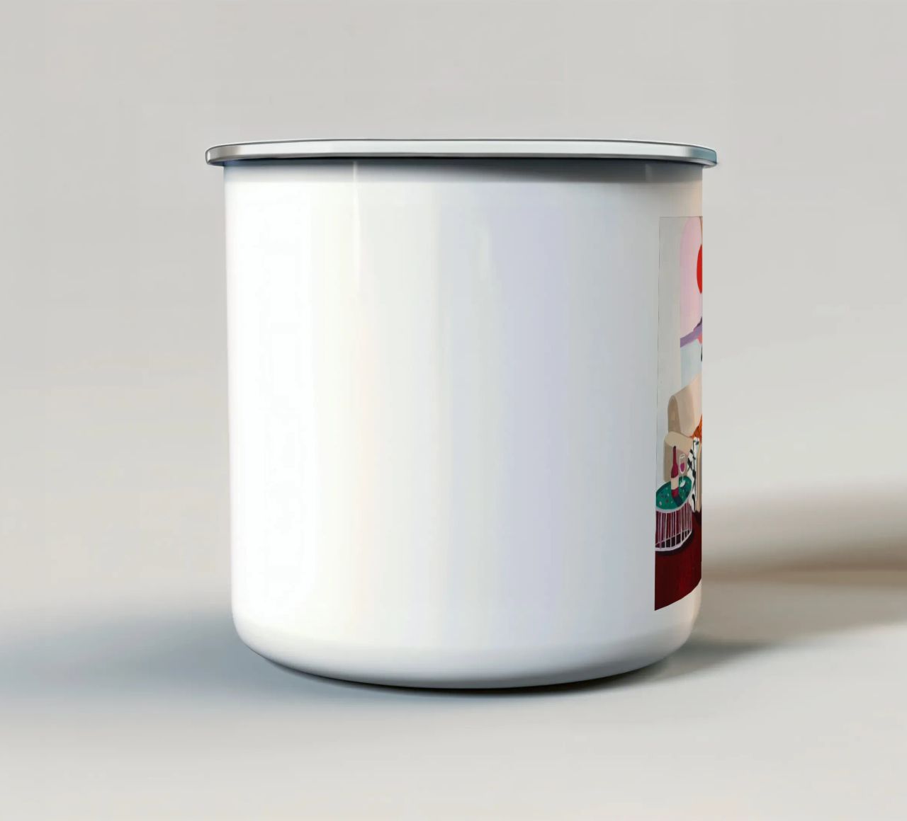 Tiger Queen tazza in smalto da Arty Guava