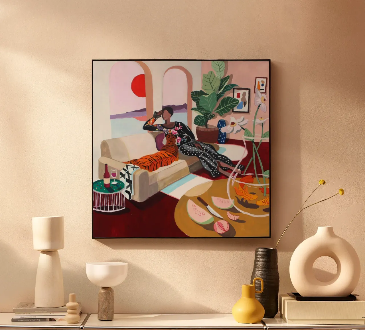 Tiger Queen plexiglass da Arty Guava