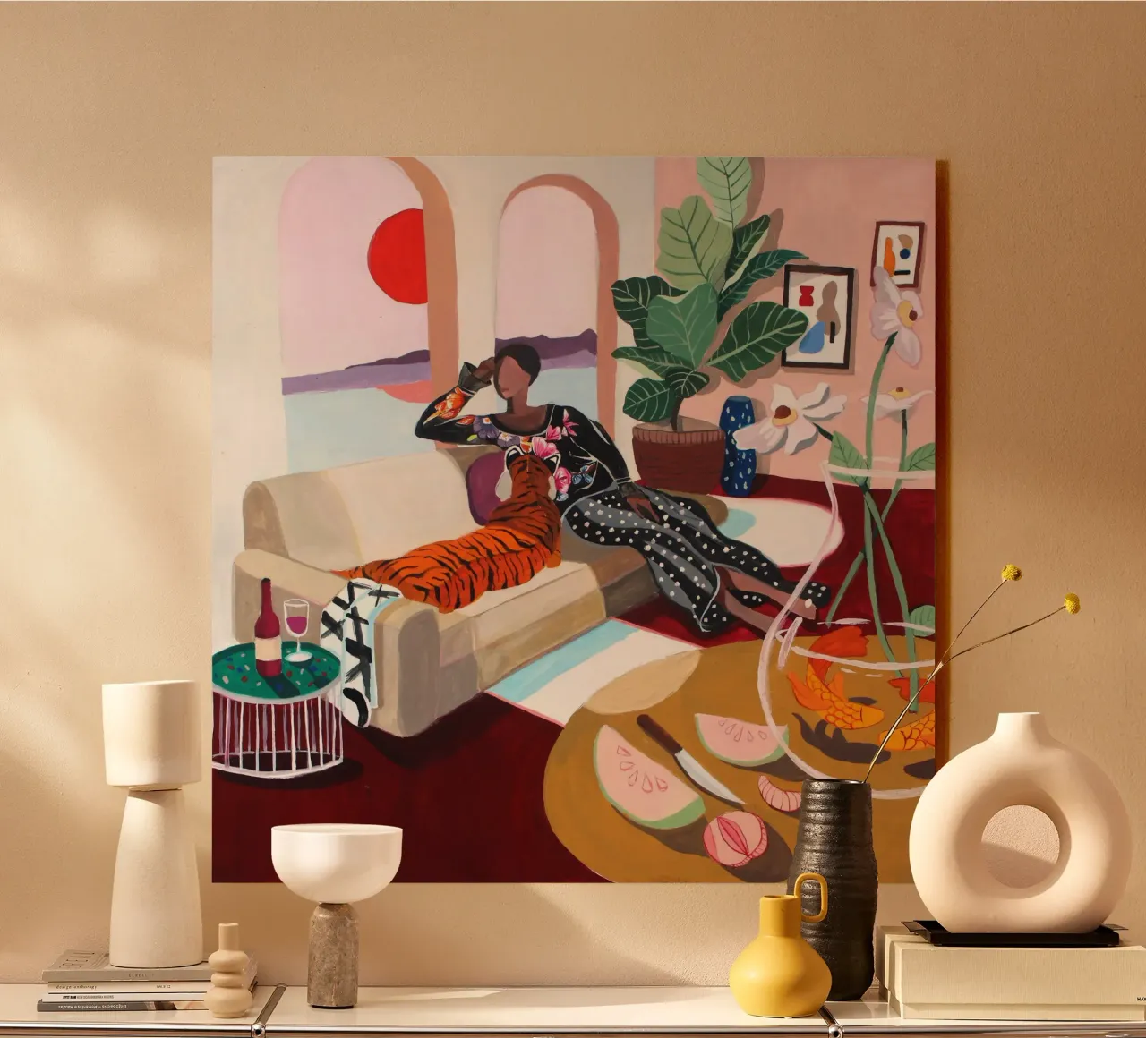 Tiger Queen plexiglass da Arty Guava