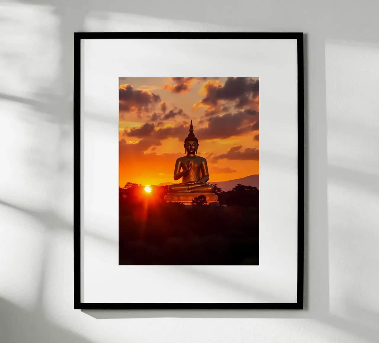 Buddha Goldene Stunde carta hahnemühle da kosinsart.gallery