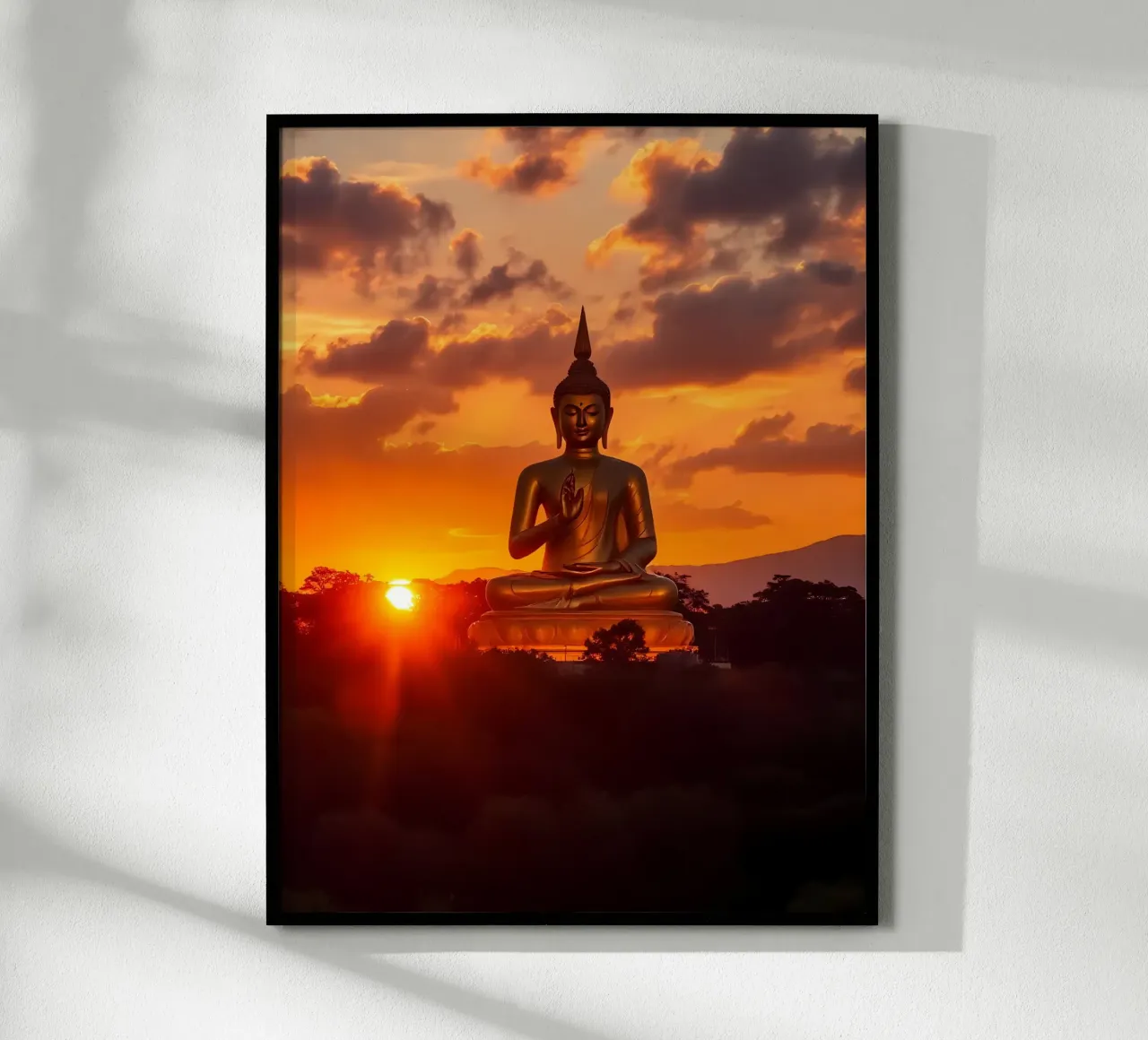 Buddha Goldene Stunde carta hahnemühle da kosinsart.gallery