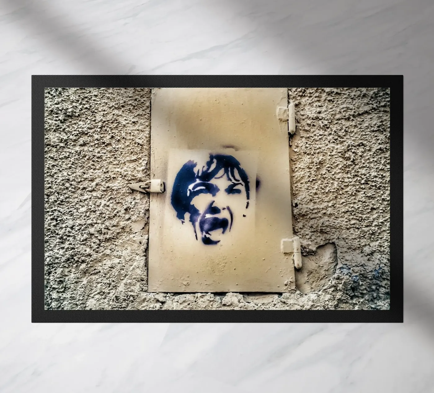 Shout doormat by Bitburg Studio