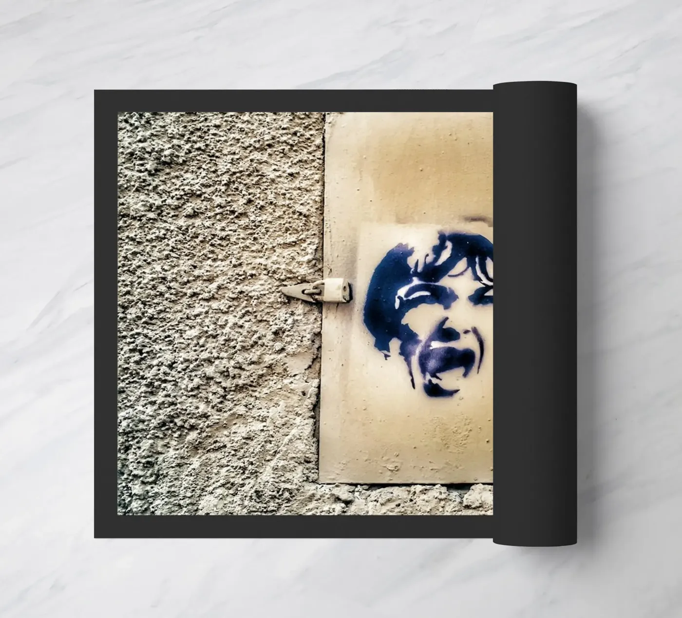 Shout doormat by Bitburg Studio