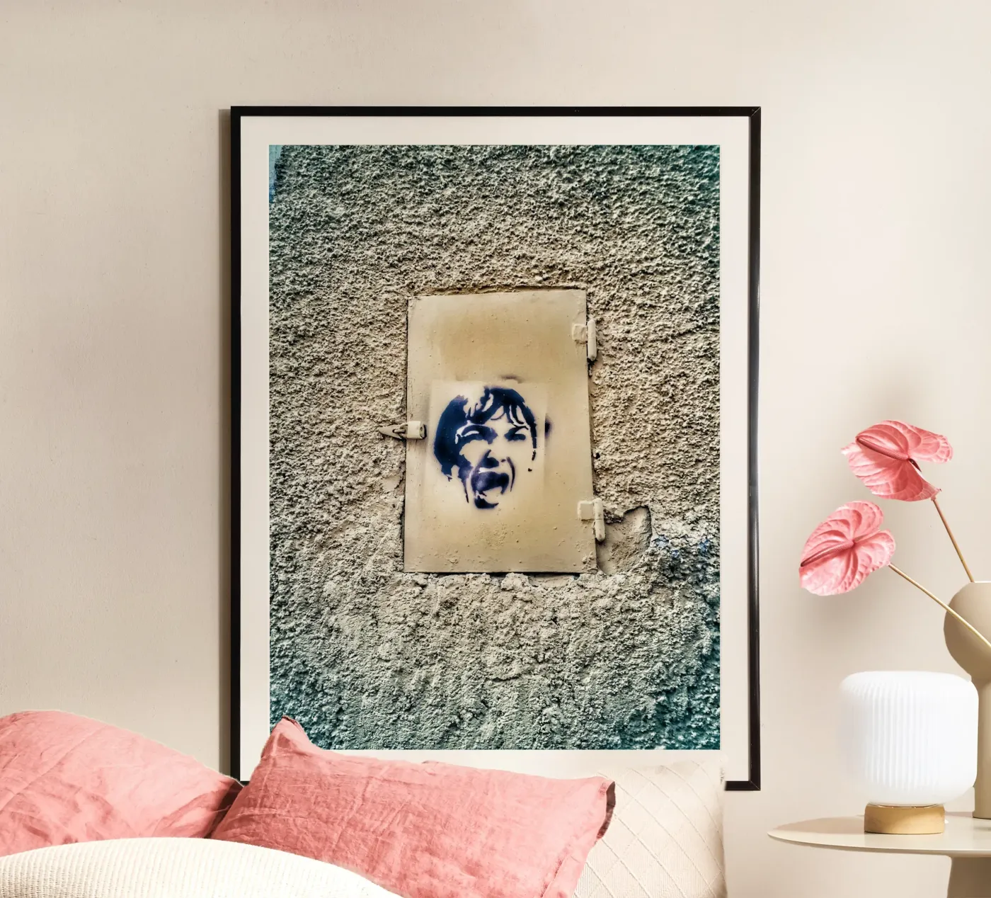 Schreeuw poster van Bitburg Studio