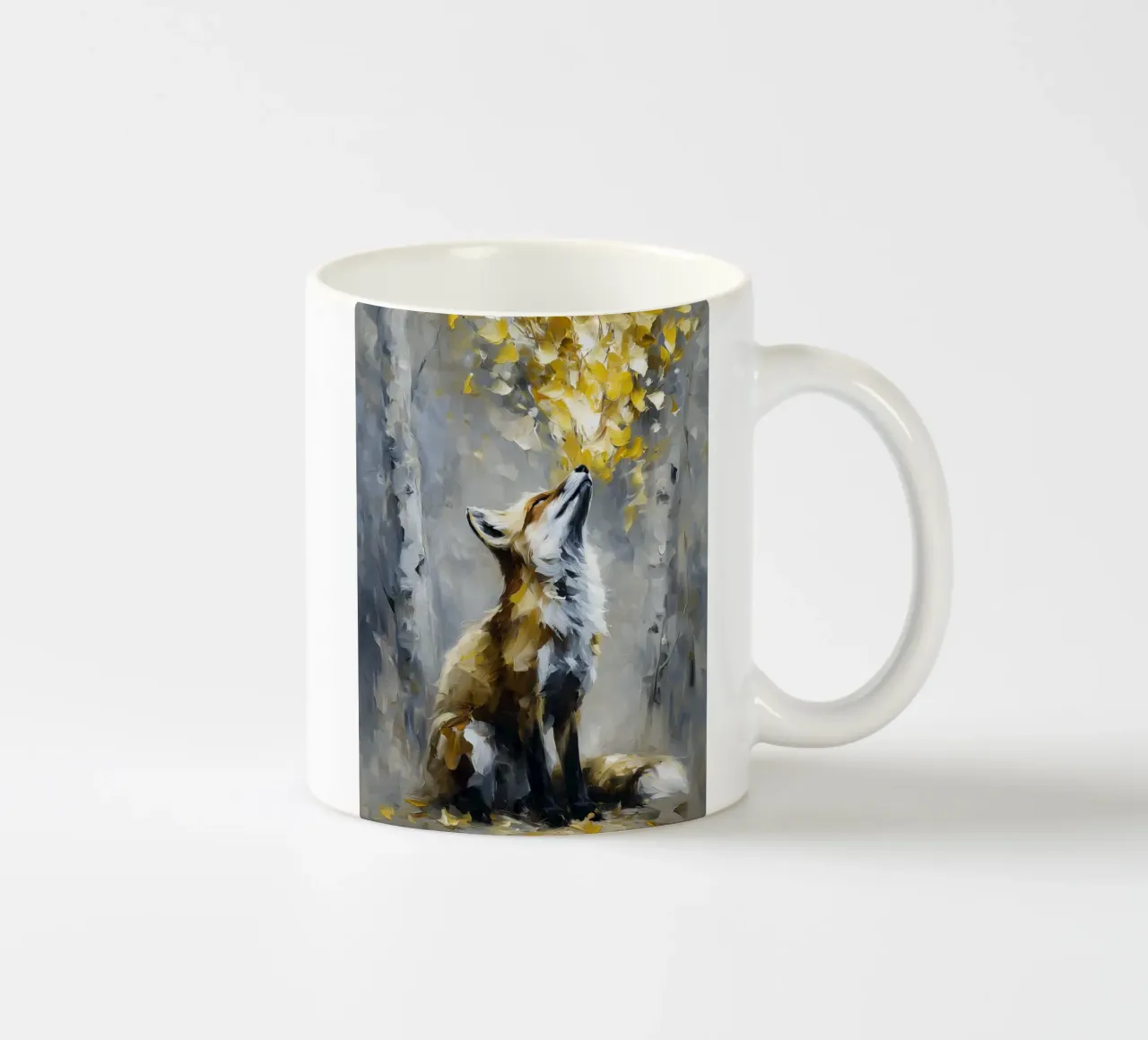 Fox Forest Golden tazza in ceramica da Mateo