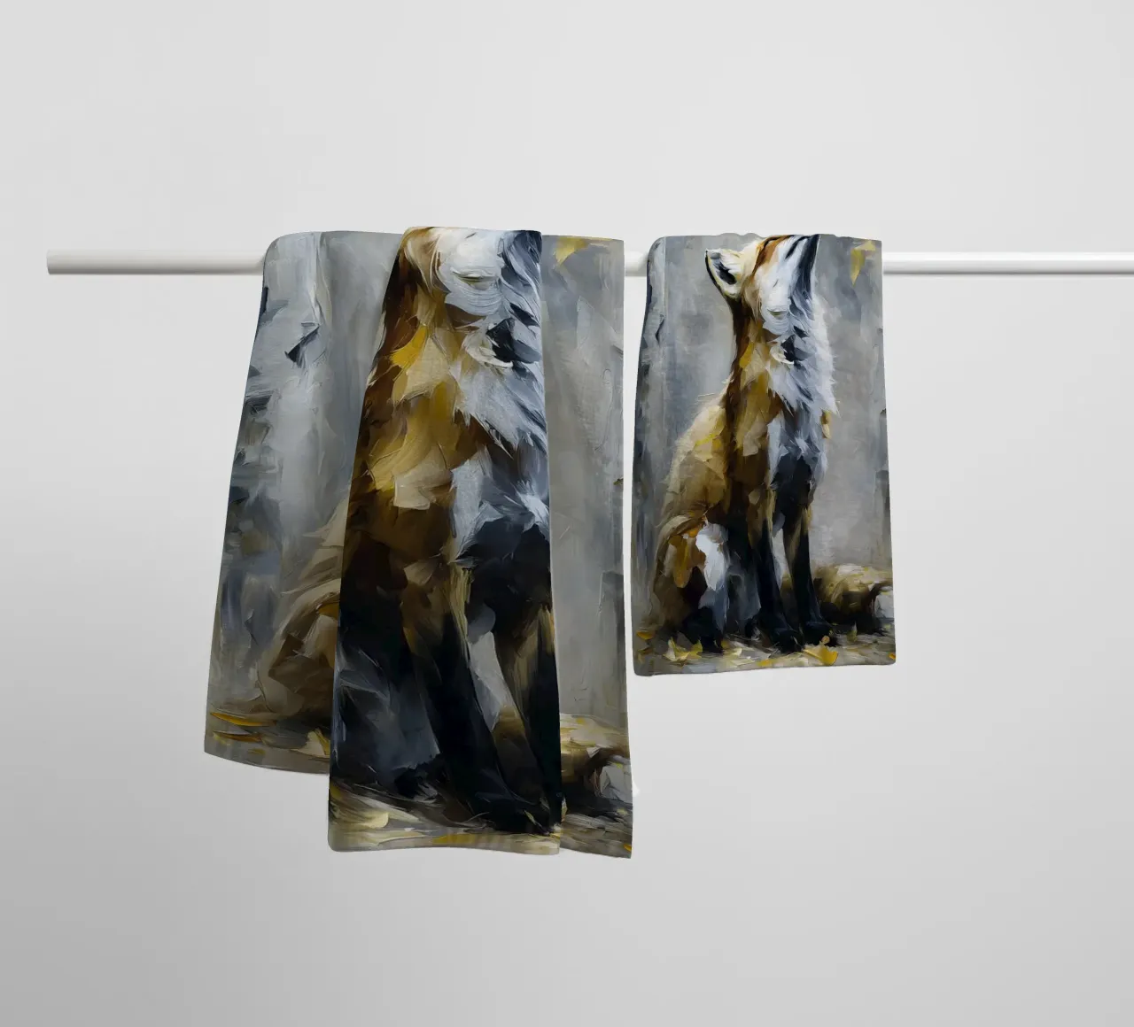 Fox Forest Golden asciugamano da bagno da Mateo
