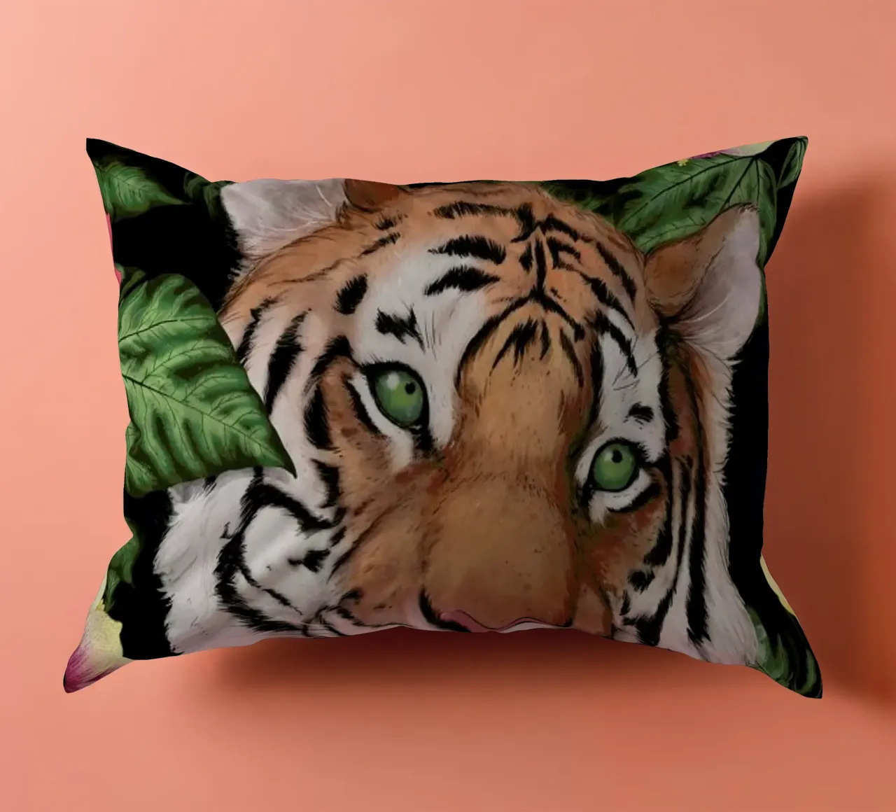 Serene Tiger cuscino da Laura Graves