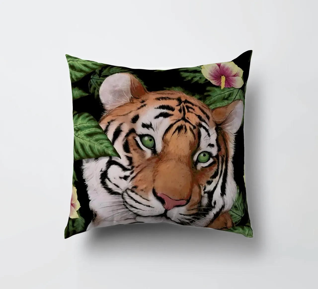 Serene Tiger cuscino da Laura Graves