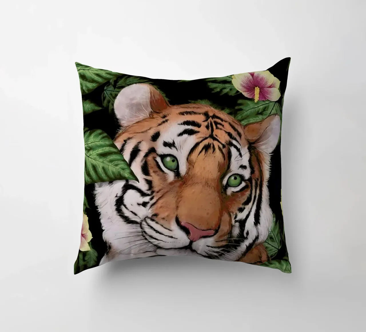 Serene Tiger cuscino da Laura Graves