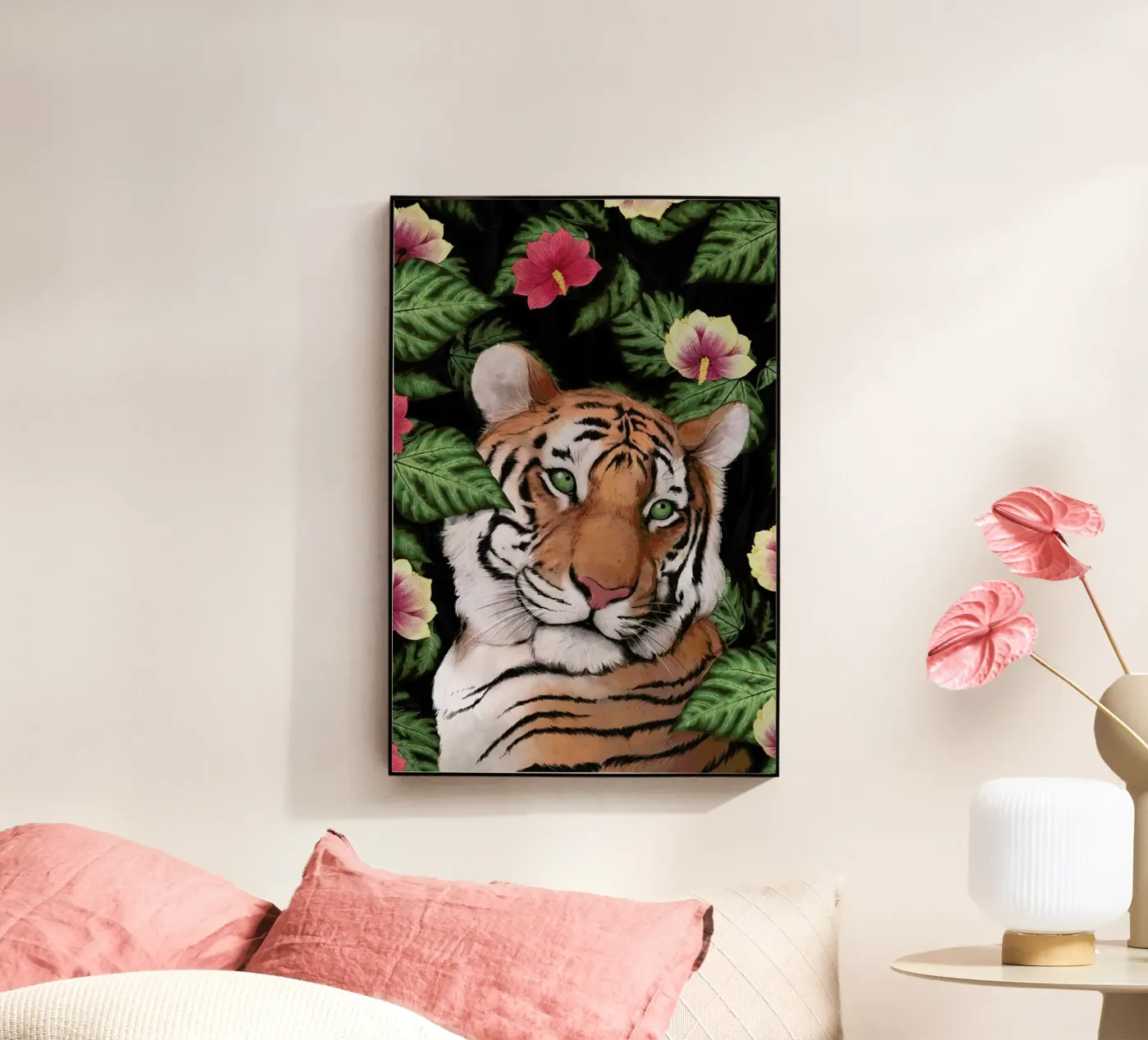 Serene Tiger plexiglass da Laura Graves