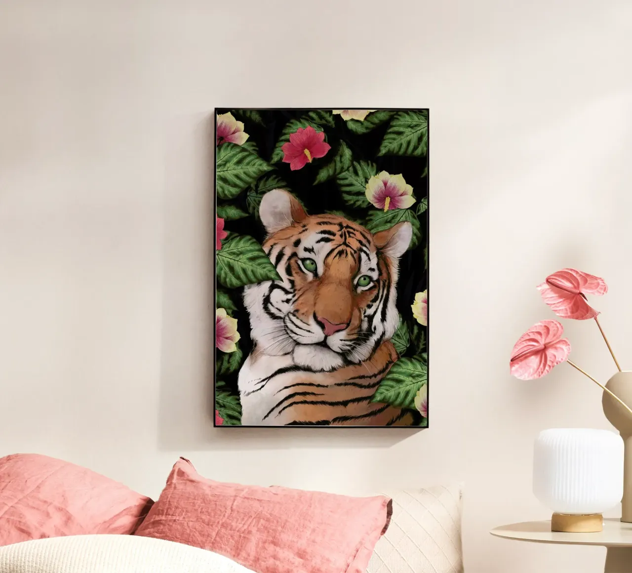 Serene Tiger plexiglass da Laura Graves