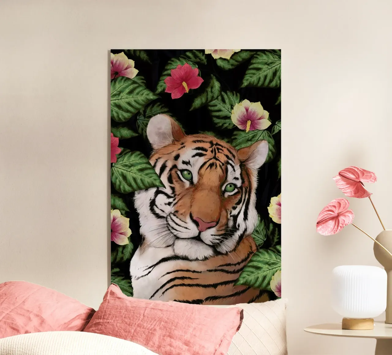 Serene Tiger plexiglass da Laura Graves