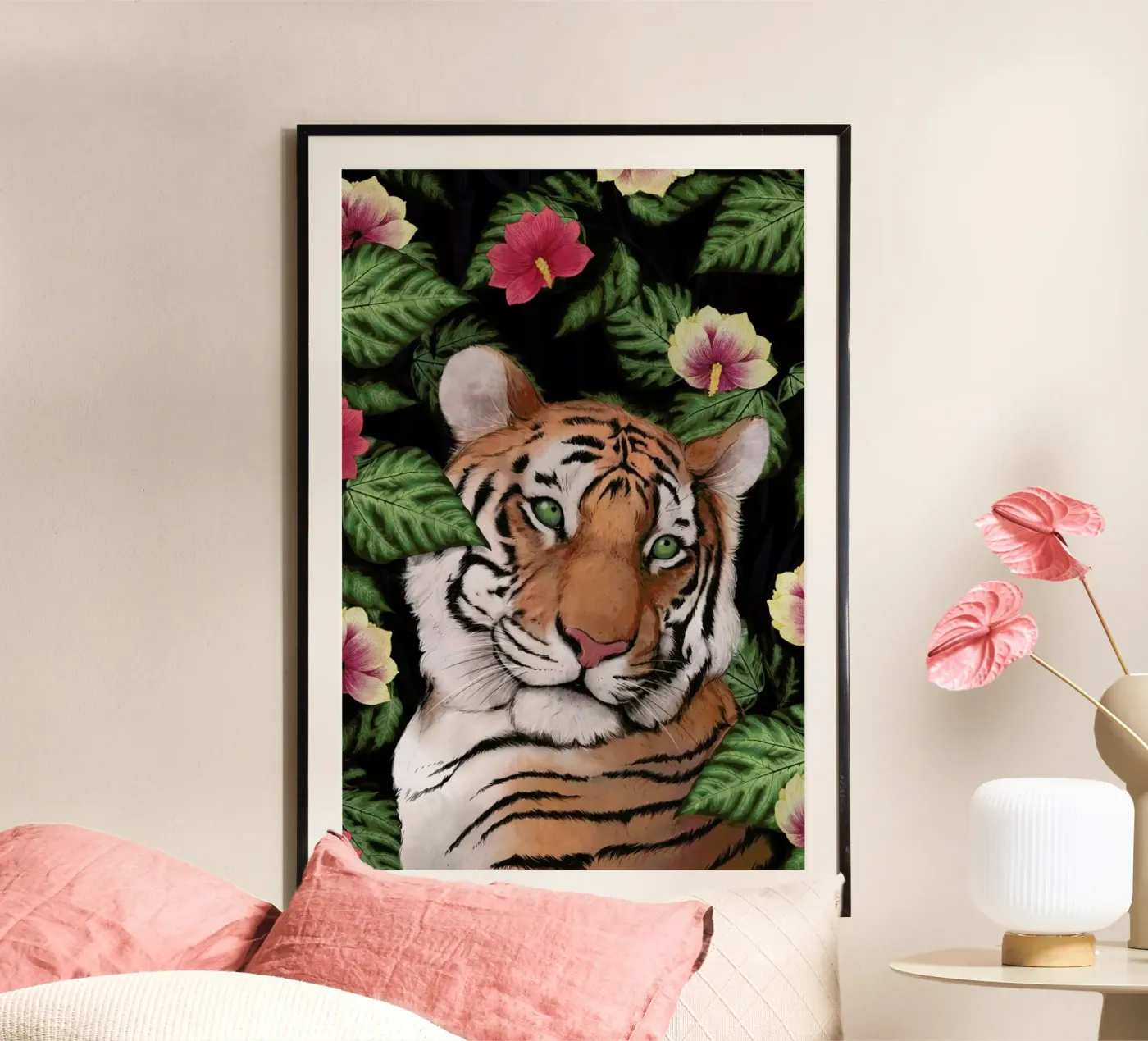 Serene Tiger poster da Laura Graves