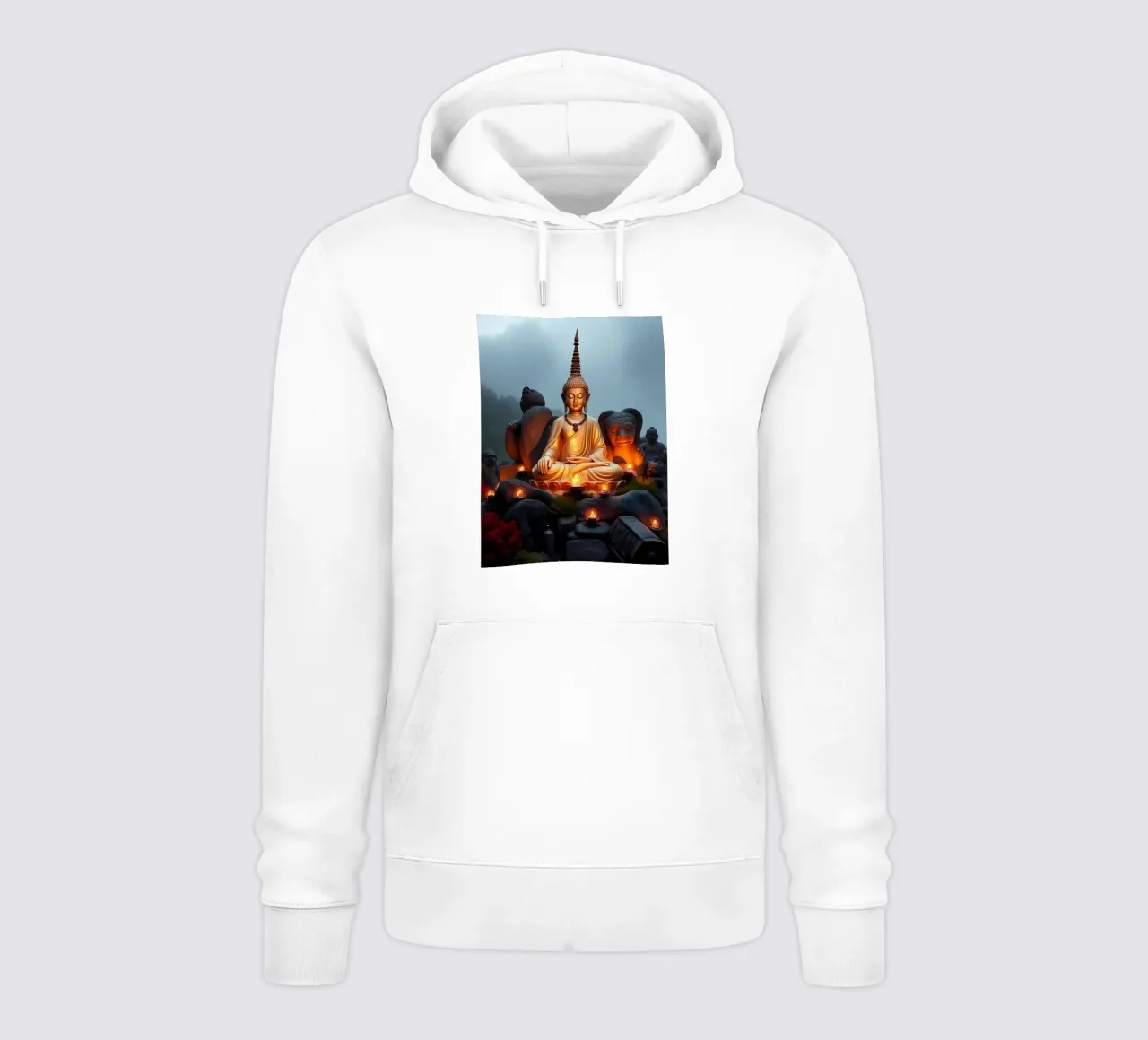 Buddha felpa con cappuccio da kosinsart.gallery